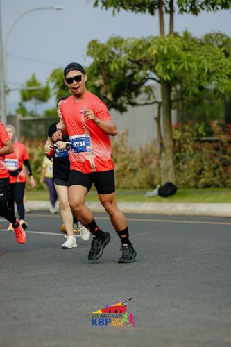 Race photo from CISANGKAN KBP CITY RUN 2025