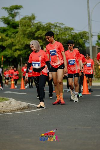 Race photo from CISANGKAN KBP CITY RUN 2025