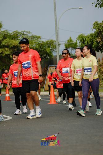 Race photo from CISANGKAN KBP CITY RUN 2025