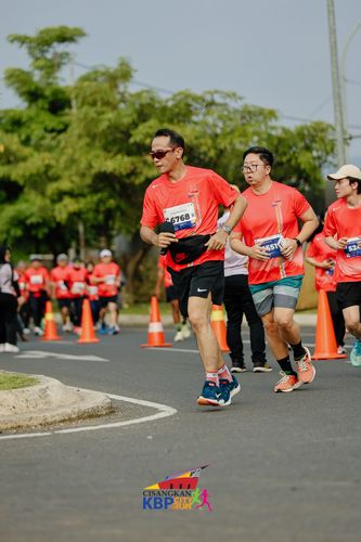Race photo from CISANGKAN KBP CITY RUN 2025