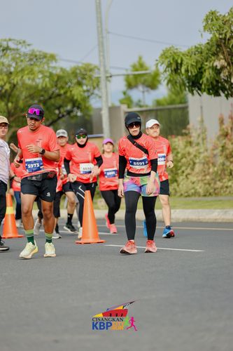 Race photo from CISANGKAN KBP CITY RUN 2025