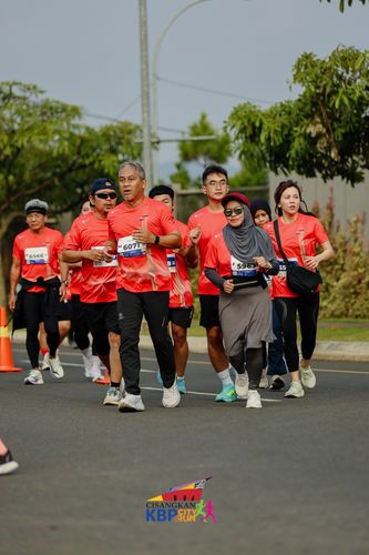 Race photo from CISANGKAN KBP CITY RUN 2025