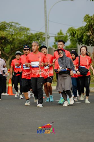 Race photo from CISANGKAN KBP CITY RUN 2025