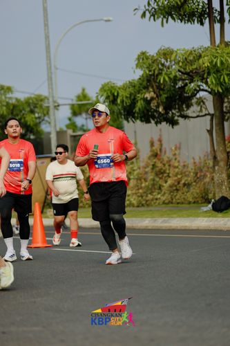 Race photo from CISANGKAN KBP CITY RUN 2025