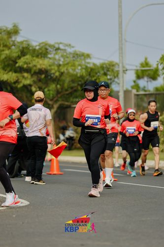 Race photo from CISANGKAN KBP CITY RUN 2025