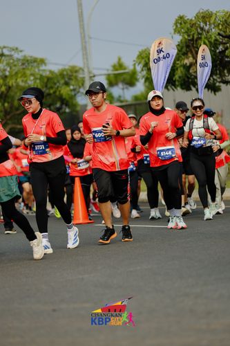 Race photo from CISANGKAN KBP CITY RUN 2025