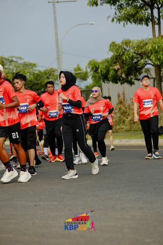 Race photo from CISANGKAN KBP CITY RUN 2025