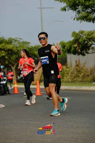 Race photo from CISANGKAN KBP CITY RUN 2025