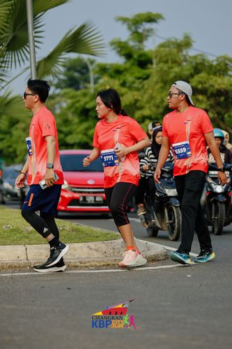 Race photo from CISANGKAN KBP CITY RUN 2025