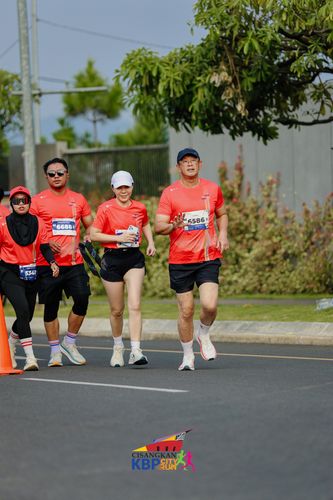 Race photo from CISANGKAN KBP CITY RUN 2025