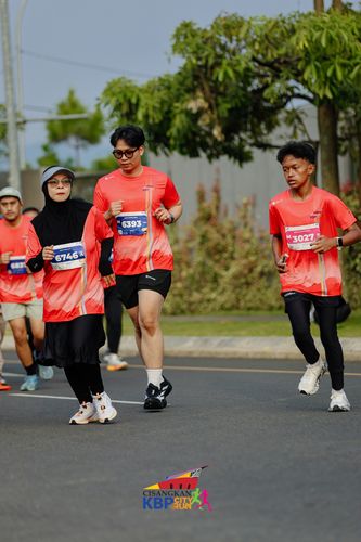 Race photo from CISANGKAN KBP CITY RUN 2025