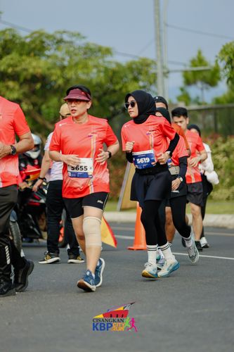 Race photo from CISANGKAN KBP CITY RUN 2025
