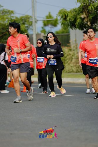 Race photo from CISANGKAN KBP CITY RUN 2025
