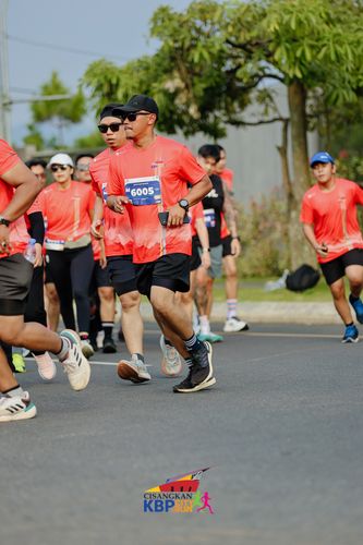 Race photo from CISANGKAN KBP CITY RUN 2025