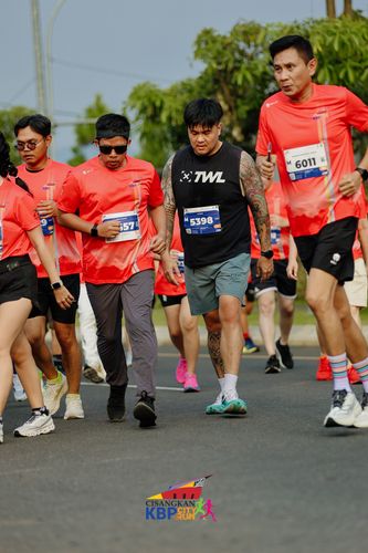 Race photo from CISANGKAN KBP CITY RUN 2025