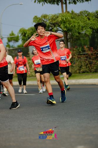 Race photo from CISANGKAN KBP CITY RUN 2025