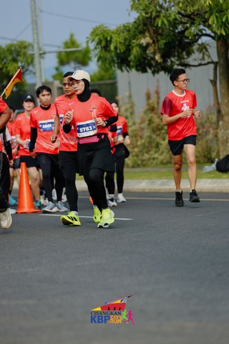 Race photo from CISANGKAN KBP CITY RUN 2025