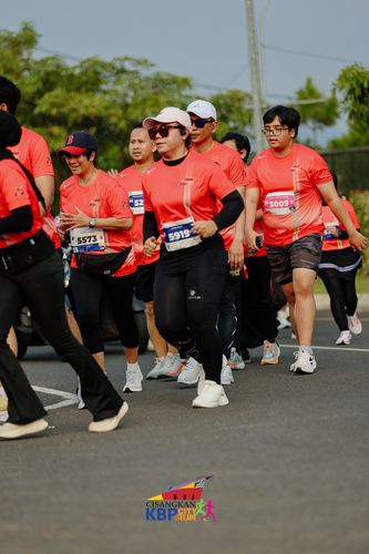 Race photo from CISANGKAN KBP CITY RUN 2025