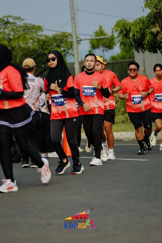 Race photo from CISANGKAN KBP CITY RUN 2025
