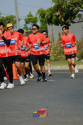 Race photo from CISANGKAN KBP CITY RUN 2025