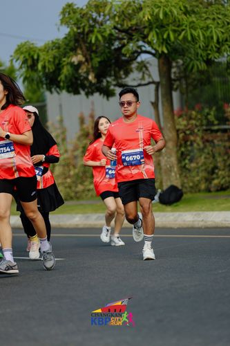 Race photo from CISANGKAN KBP CITY RUN 2025