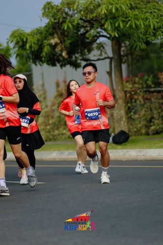 Race photo from CISANGKAN KBP CITY RUN 2025