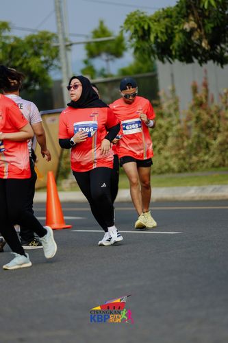 Race photo from CISANGKAN KBP CITY RUN 2025