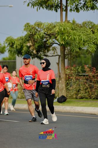 Race photo from CISANGKAN KBP CITY RUN 2025