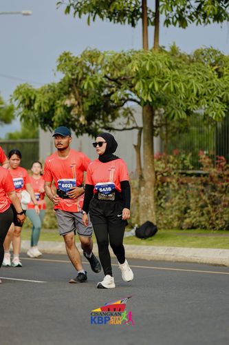Race photo from CISANGKAN KBP CITY RUN 2025
