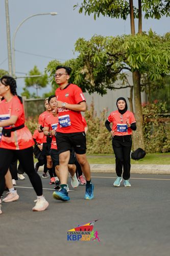Race photo from CISANGKAN KBP CITY RUN 2025