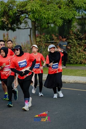 Race photo from CISANGKAN KBP CITY RUN 2025
