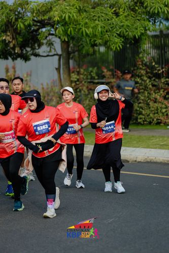 Race photo from CISANGKAN KBP CITY RUN 2025