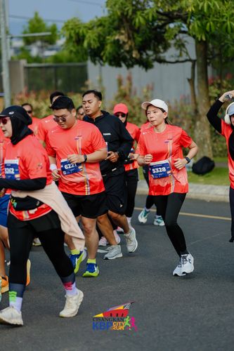 Race photo from CISANGKAN KBP CITY RUN 2025