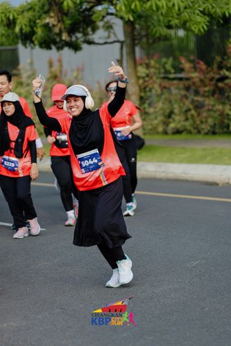 Race photo from CISANGKAN KBP CITY RUN 2025