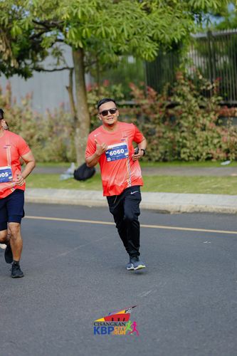 Race photo from CISANGKAN KBP CITY RUN 2025