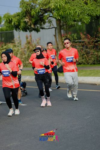 Race photo from CISANGKAN KBP CITY RUN 2025