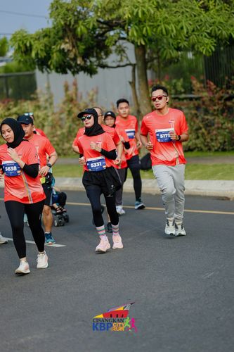 Race photo from CISANGKAN KBP CITY RUN 2025