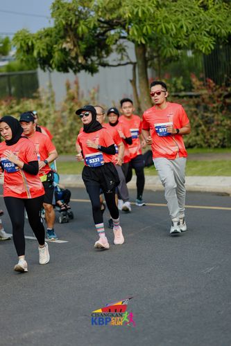 Race photo from CISANGKAN KBP CITY RUN 2025