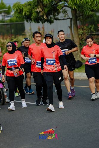 Race photo from CISANGKAN KBP CITY RUN 2025
