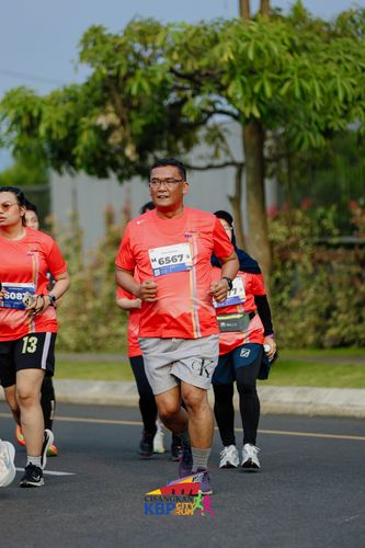 Race photo from CISANGKAN KBP CITY RUN 2025