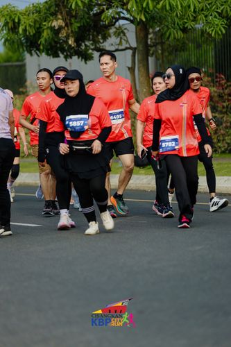 Race photo from CISANGKAN KBP CITY RUN 2025
