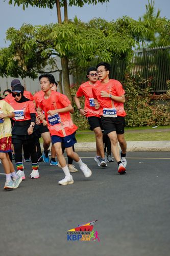 Race photo from CISANGKAN KBP CITY RUN 2025