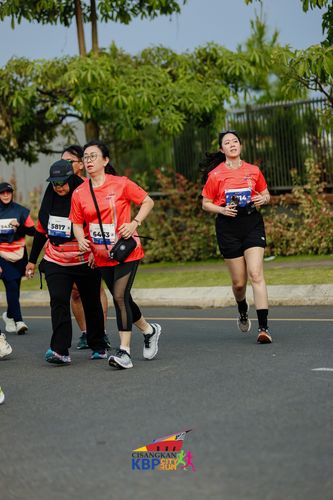 Race photo from CISANGKAN KBP CITY RUN 2025