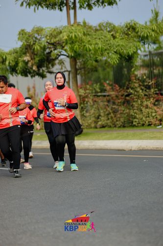 Race photo from CISANGKAN KBP CITY RUN 2025
