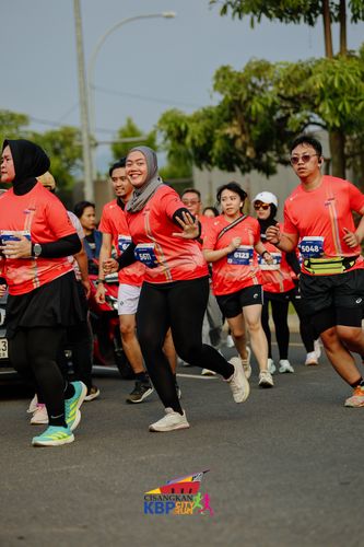 Race photo from CISANGKAN KBP CITY RUN 2025