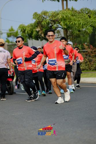 Race photo from CISANGKAN KBP CITY RUN 2025