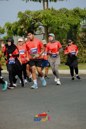 Race photo from CISANGKAN KBP CITY RUN 2025