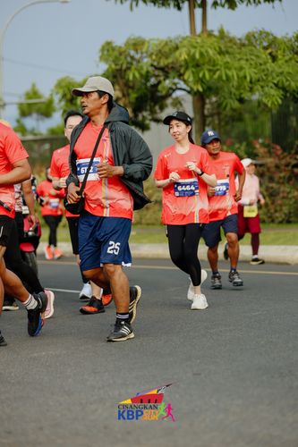 Race photo from CISANGKAN KBP CITY RUN 2025