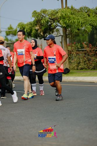 Race photo from CISANGKAN KBP CITY RUN 2025