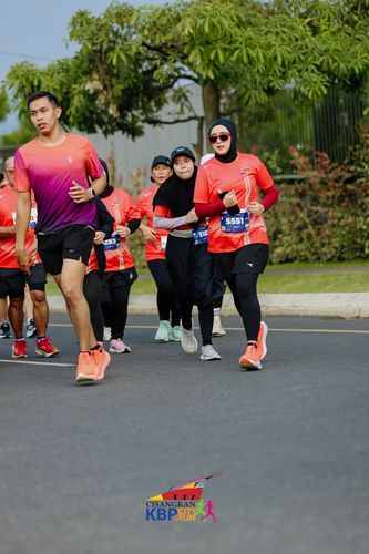 Race photo from CISANGKAN KBP CITY RUN 2025